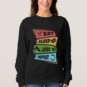 Upprepa Vuxen för spelarteamet med Märkrn Eat-lase T Shirt
