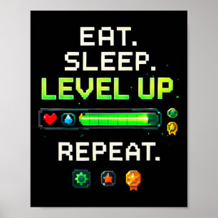 Upprepa Vuxen Ga för Ljudnivå Upprepa Ljuda Boys K Poster