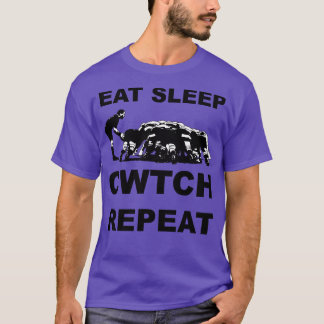 Upprepa Welsh Rugby Humor med viloläge T Shirt