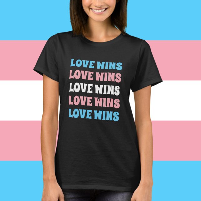 Upprepad Anpassningsbar för Pride av LGBTQ Transge T Shirt (Skapare uppladdad)