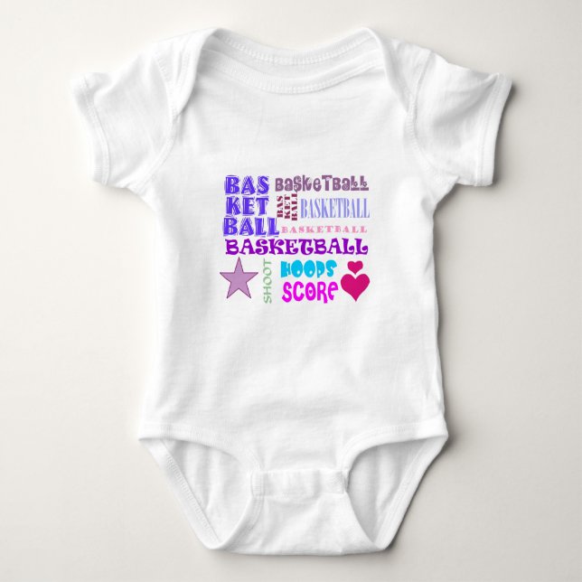 Upprepad basketboll tee shirt (Framsida)