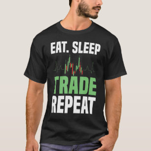 Upprepad dagshandlare för handel med mat och dryck t shirt