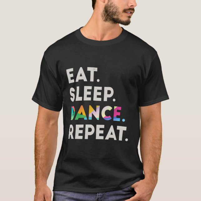 Upprepad dansare för viloläge 2 t shirt (Framsida)
