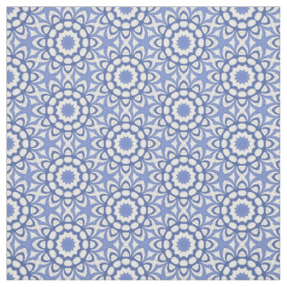Upprepad dekorator för blå kinisericirkel tyg