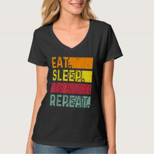 Upprepad dosering av dansaren Retro vi T Shirt