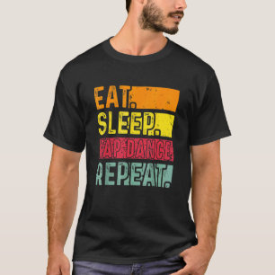 Upprepad dosering av dansaren Retro vi T Shirt