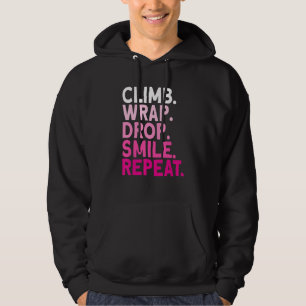 Upprepad flygplansflygning Silke Hoodie