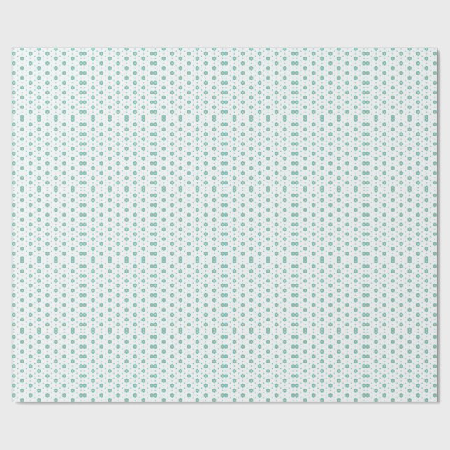 upprepad geometrisk blomster Mönsterdesign  Presentpapper (Platt)