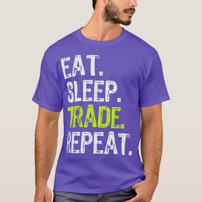 Upprepad handelsdag i Lagrar vid viloläge T Shirt (Framsida)