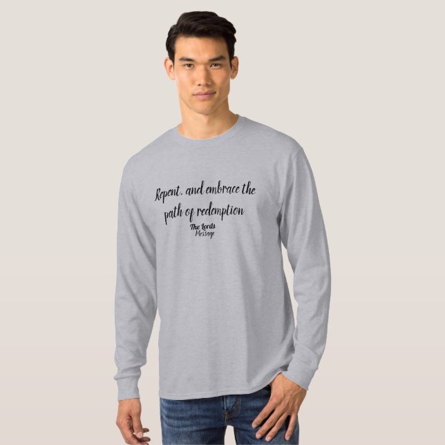Upprepad klammerparentes t shirt (Hel framsida)