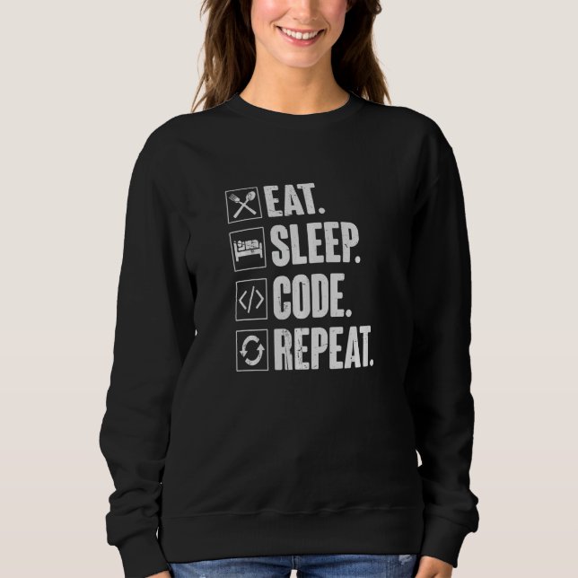 Upprepad kodningskoder för viloläge för moms t shirt (Framsida)