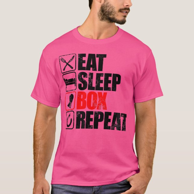Upprepad låda för Boxer T Shirt (Framsida)