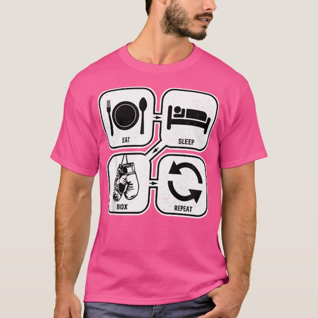 Upprepad låda för Ött viloläge T Shirt (Framsida)
