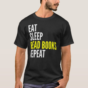 Upprepad läsning av Bokar i viloläge Älskare T Shirt