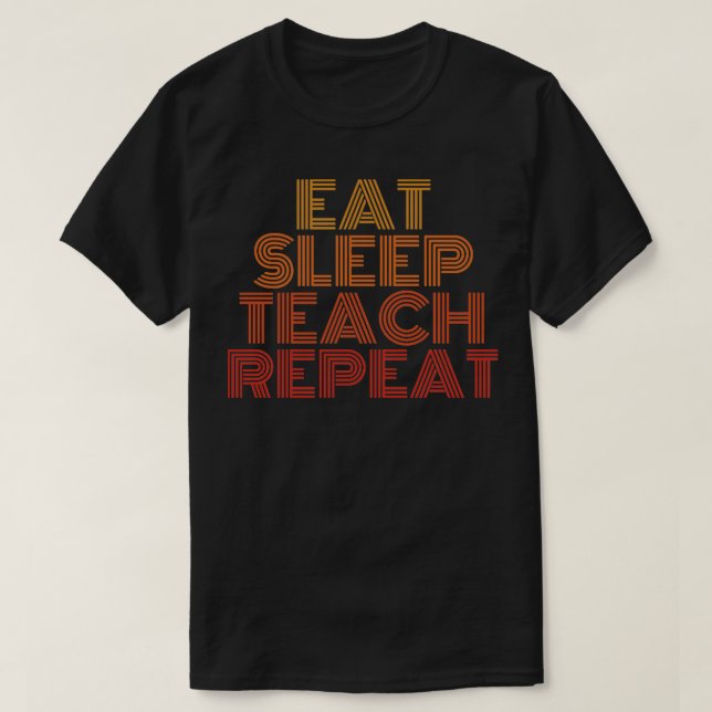 Upprepad lektion i sömnen t shirt (Design framsida)