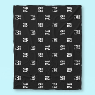 Upprepad Logotyp för bild, design eller företag Fleecefilt
