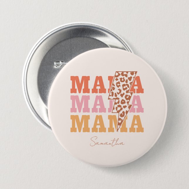 Upprepad Mamma Knapp (Framsida & baksida)