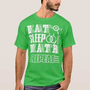 Upprepad matematik för matlagning av matematik t shirt