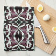 Upprepad ogenomskinlig röd och övertonad kurvor