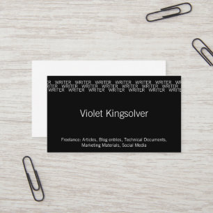 Upprepad Ord-sysselsättning (skrivprogram) Visitkort