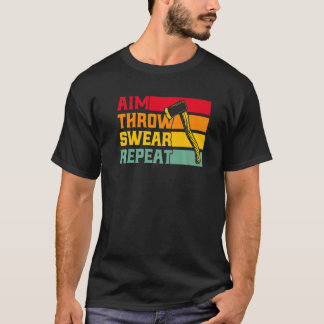 Upprepad premie för ax-uppåtsläppsmål t shirt