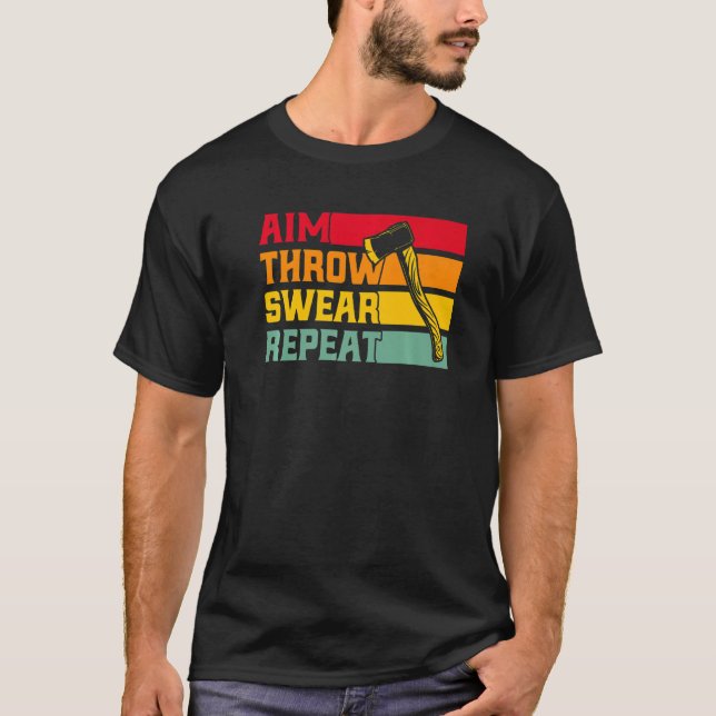 Upprepad premie för ax-uppåtsläppsmål t shirt (Framsida)