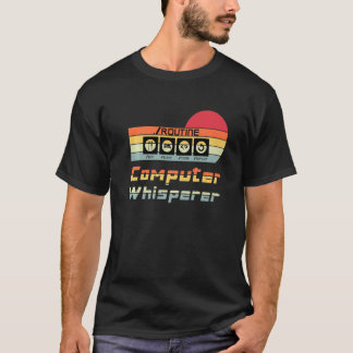 Upprepad programmerare eller kodare för datorns st t shirt