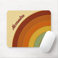 Upprepad retro-skiktad Groovy Rainbow Namn