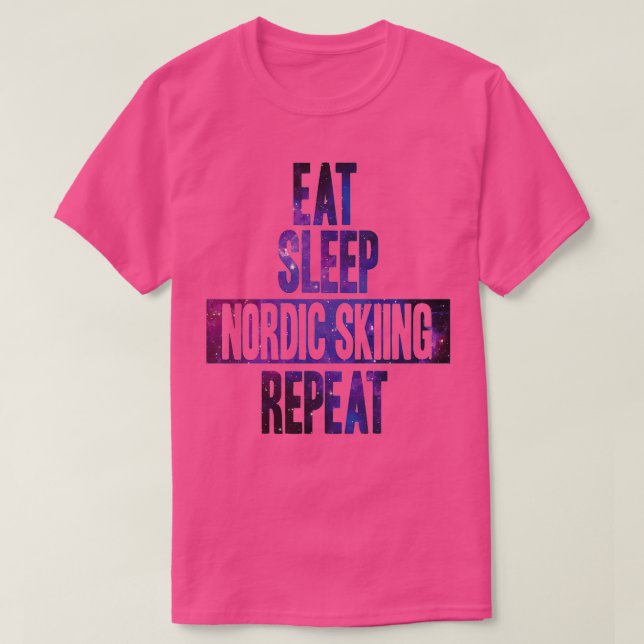 Upprepad retur av ekvat sömn t shirt (Design framsida)