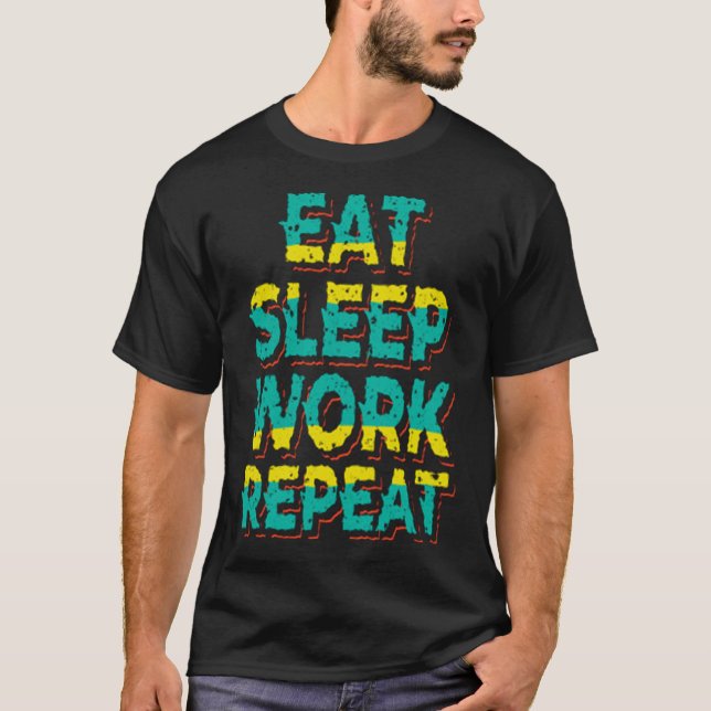 Upprepad sömn t shirt (Framsida)