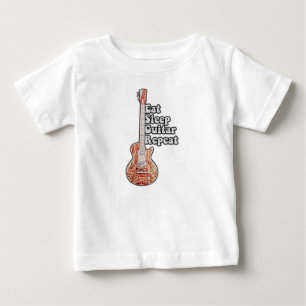 Upprepad sömngitarr. Motiveringstecken T Shirt