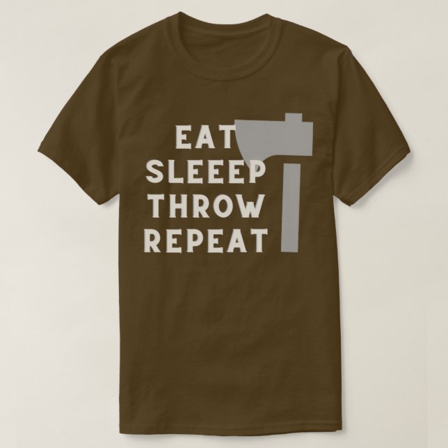 Upprepad sömnkastning t shirt (Design framsida)