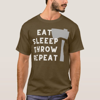 Upprepad sömnkastning t shirt