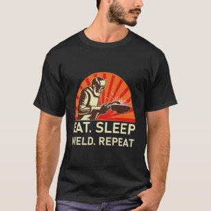 Upprepad sömnsvetsning - Svetsgåva T Shirt