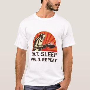 Upprepad sömnsvetsning - Svetsgåva T Shirt