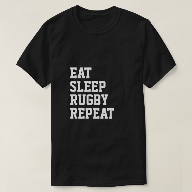 Upprepad sport i viloläge t-shirt (Design framsida)