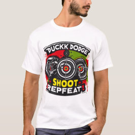 Upprepad tagning av anka Dodge-tagning | Paint Bol T Shirt