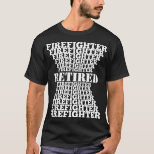 Upprepad text Pyramid Stil-trötta brandsläckare T Shirt