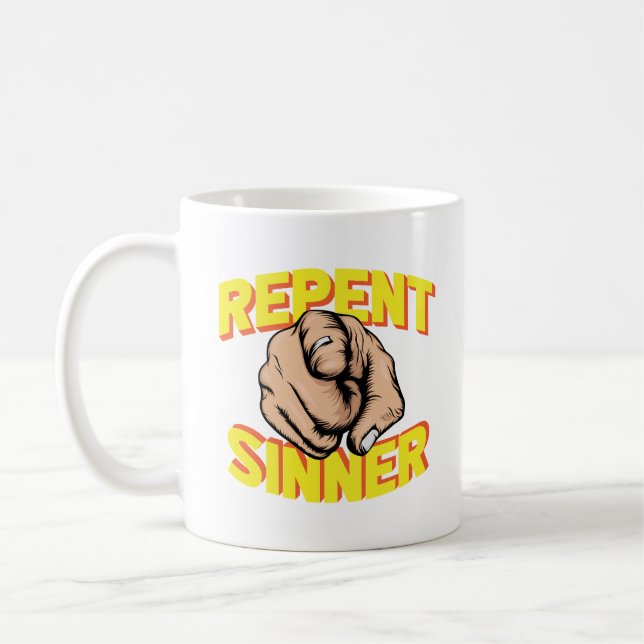 Upprepad tröskel kaffemugg (Vänster)