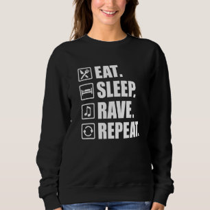 Upprepad upprepning av viloläge vid hög sömn t shirt