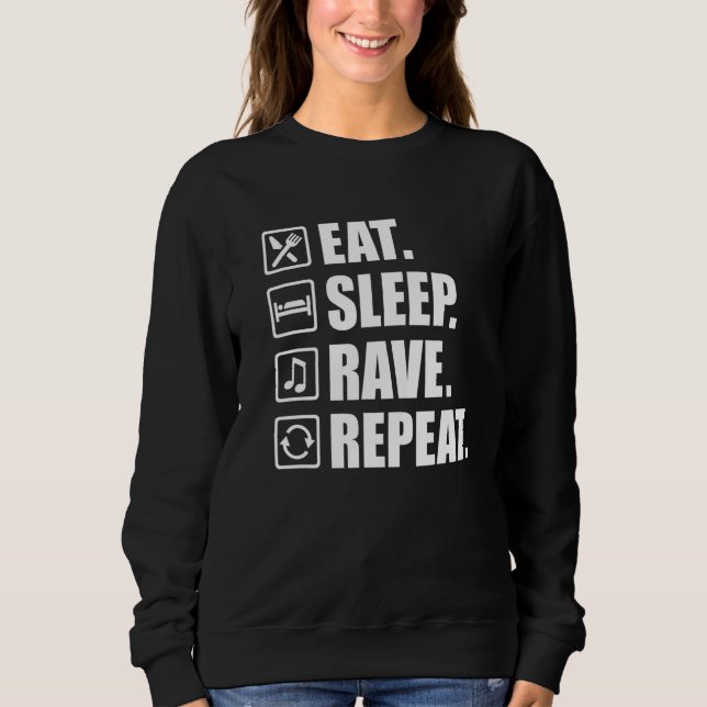Upprepad upprepning av viloläge vid hög sömn t shirt (Framsida)