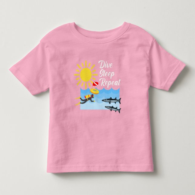 Upprepad utformning av viloläge - Bran Småbarn Jer T Shirt (Framsida)