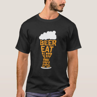 Upprepad utformning av viloläge t shirt