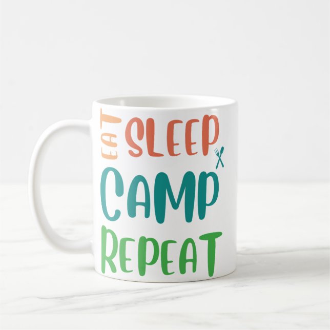 Upprepad viloläge - det ultimata kampanjlivet kaffemugg (Vänster)