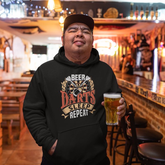 Upprepad viloläge för öl-mördare - Dart Champion Hoodie (Skapare uppladdad)