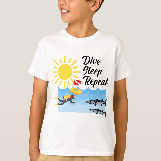Upprepad vilolägesdesign - barnens grundläggande T Shirt (Framsida)