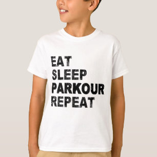 Upprepad viloparkour t shirt