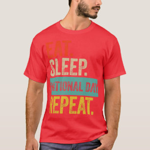 Upprepad vintage för viloläge t shirt