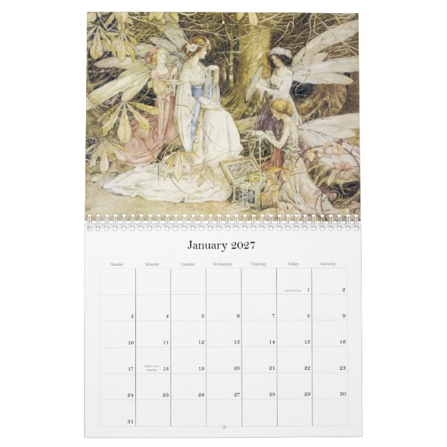 Upprepade Älvor 2011 Kalender (Jan 2027)