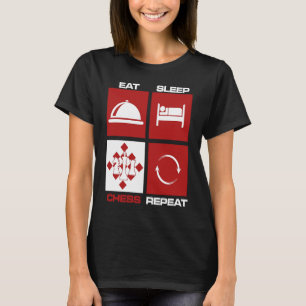 Upprepade kunskaper i viloläge Flytta Kung Knight T Shirt
